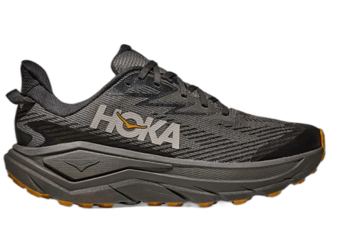 Hoka One One Challenger 8 Gore-Tex Asphalt Grey Varsity Yellow