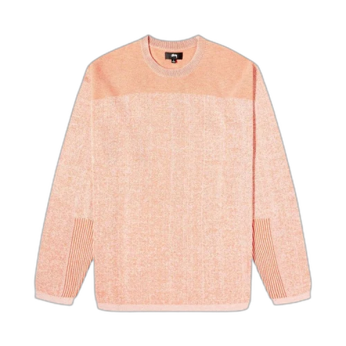 Stussy Engineered Panel Sweater Orange