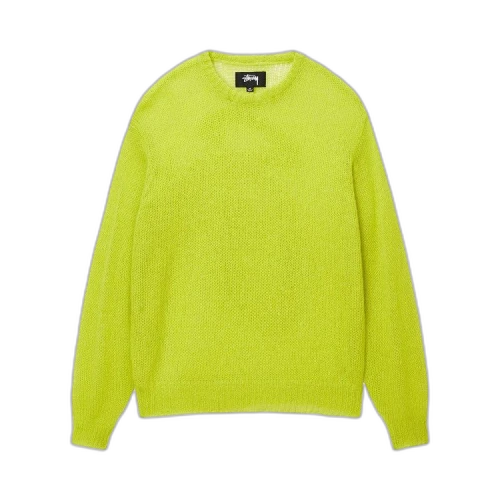 Stussy Loose Knitwear Sweater Lime