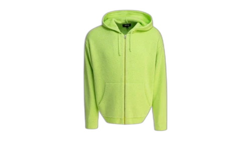 Stussy Hooded Zip Sweater Green