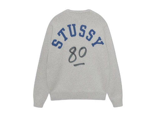 Stussy Handwritten Sweater Heather Grey