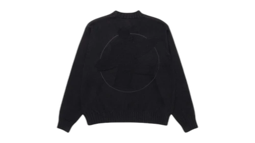 Stussy Surfman Mock Sweater Black