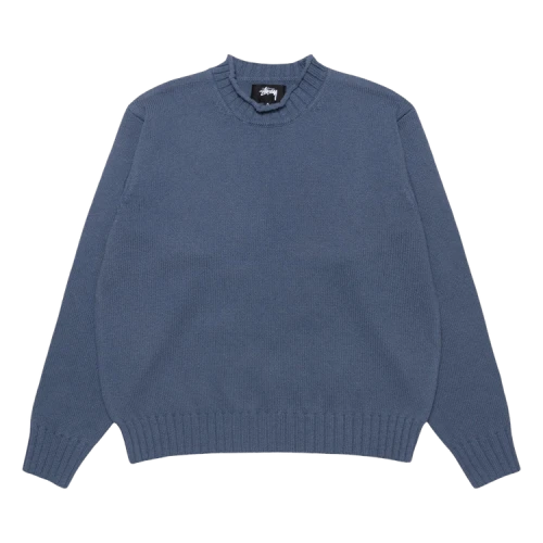 Stussy Surfman Mock Sweater 'Washed Blue'