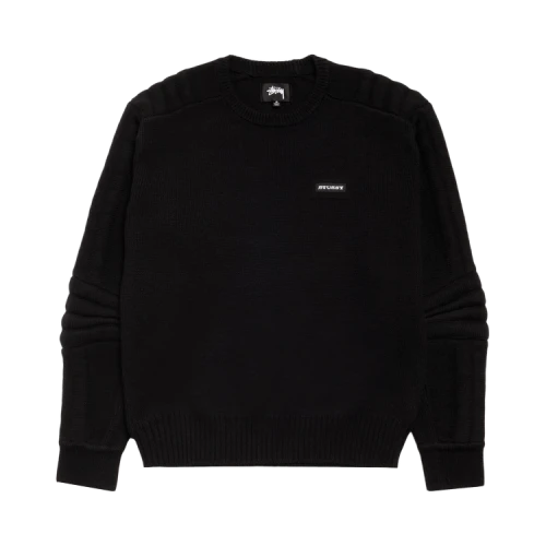 Stussy Moto Sweater 'Black'