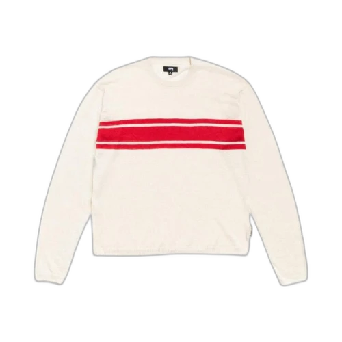 Stussy Lightweight Striped Sweater 'Bone'
