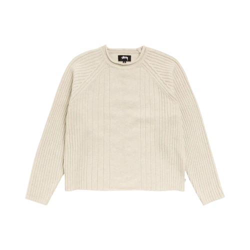 Stussy Merino Roll Neck Sweater 'Natural'