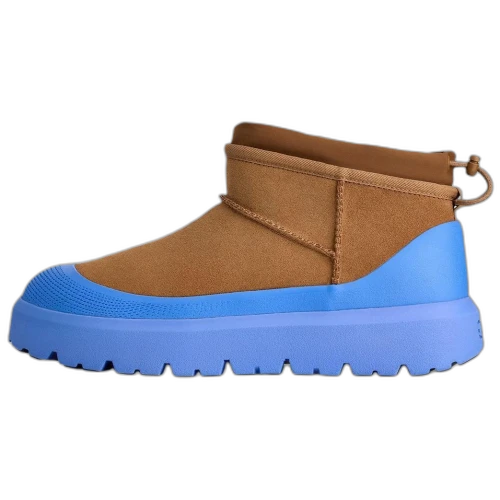 UGG Heritage Weather Hybrid Cow Split Leather Thermal Fashion Comfortable Fleece Lined, Colorful Case Short Snow Boots