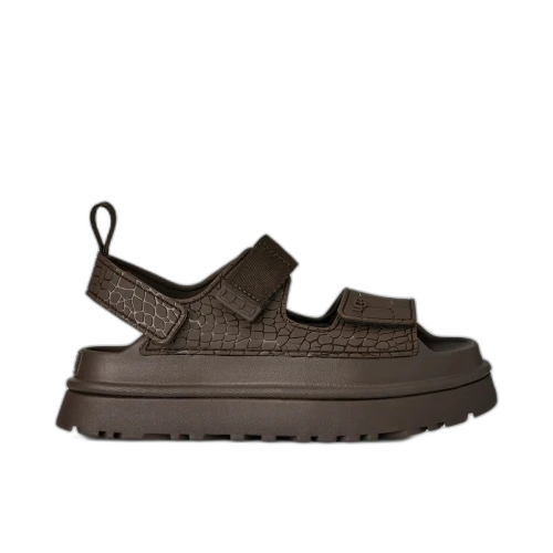 UGG GoldenGlow Embossed Sandal Dense Smoke (Women's)