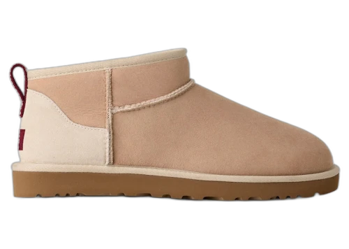 UGG Classic Ultra Mini Boot Driftwood Biking Red