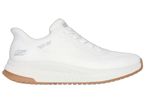 Skechers Slip-ins BOBS Squad 4 Staple Look White Gum (Women's)