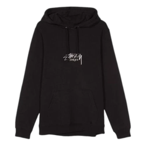 Stussy Logo Embroidered Unisex Black
