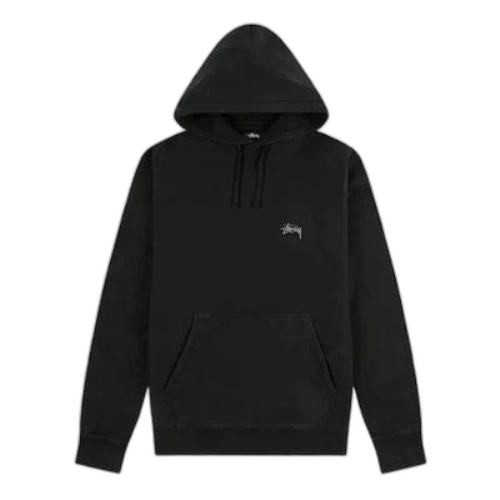 Stussy Stock Logo Small logo Fleece Lined Black