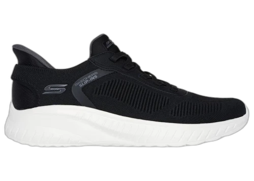 Skechers Slip-ins BOBS Sport Squad Chaos Solid Step Black White