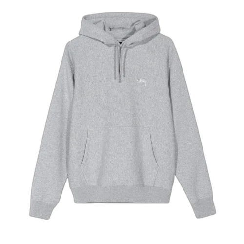 Stussy Logo Hood 'Grey Heather'