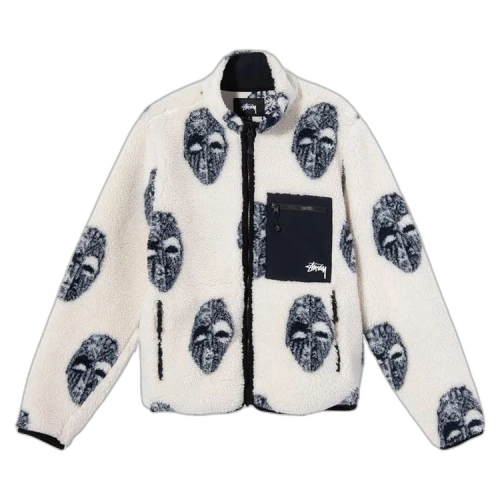 Stussy Mask Jacquard Sherpa 'Natural'