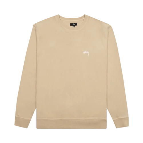 Stussy Stock Logo Crew 'Beige'