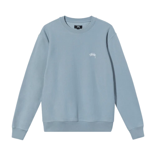 Stussy Stock Logo Crew 'Slate'