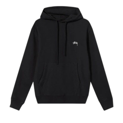 Stussy Stock Logo Hoodie 'Black'