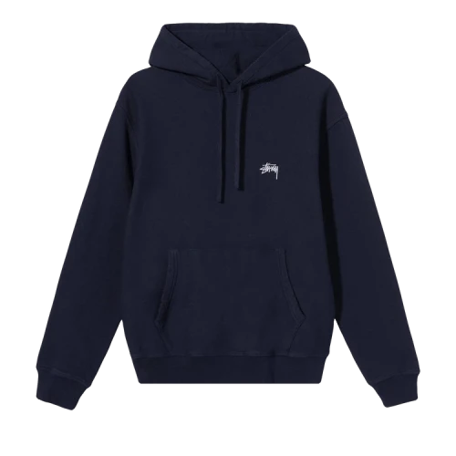 Stussy Stock Logo Hood 'Navy'