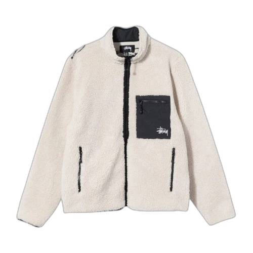 Stussy Venus Jacquard Sherpa Jacket 'Natural'