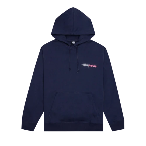 Stussy Positive Vibration Appliqué Hoodie 'Blue'