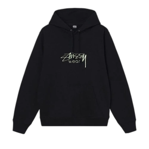 Stussy Wear Appliqué Hoodie 'Black'