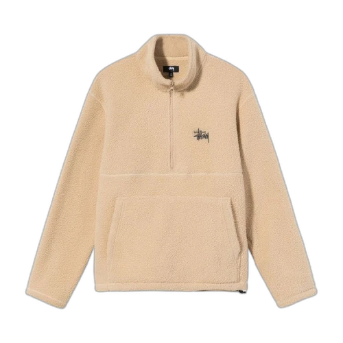 Stussy Half Zip Mock 'Beige'