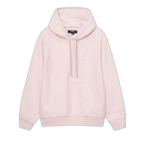Stussy Overdyed Stock Logo Hoodie 'Light Pink'