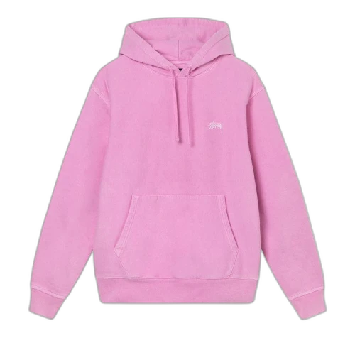 Stussy Overdyed Stock Logo Hoodie 'Pink'