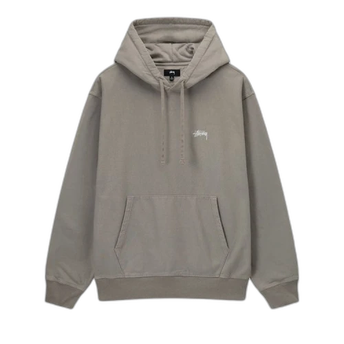 Stussy Overdyed Stock Logo Hoodie Sand