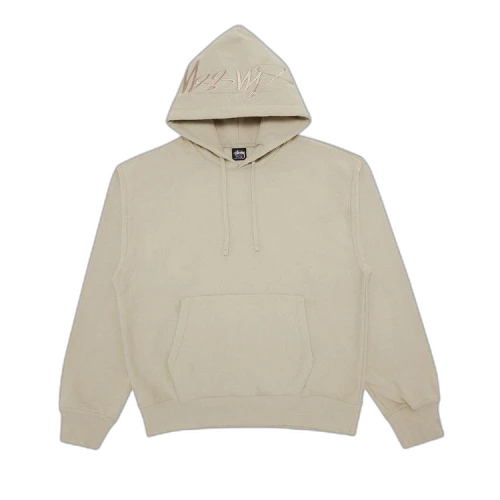 Stussy Back Hood Appliqué Hoodie 'Khaki'