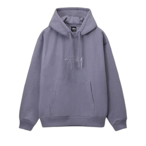 Stussy Stock Logo Applique Hoodie 'Mauve'