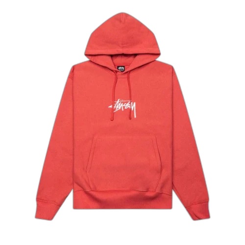 Stussy Stock Logo App. Hoodie Pepper