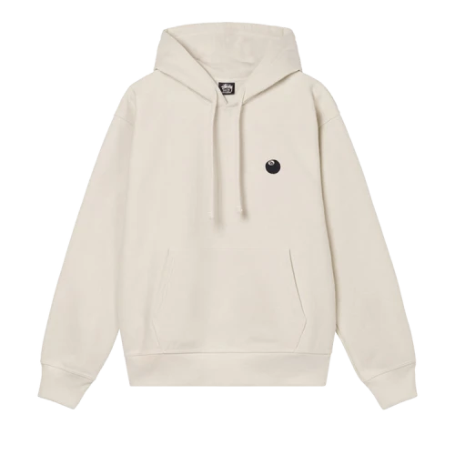 Stussy 8 Ball Embroidered Hoodie 'Putty'
