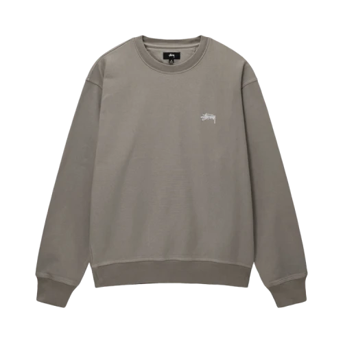 Stussy Overdyed Stock Logo Crew 'Sand'