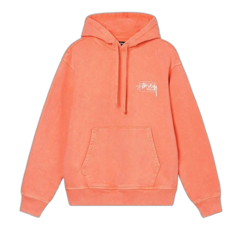 Stussy Dyed Stussy Designs Hoodie Peach