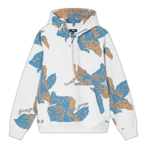 Stussy SS22 Floral Flowers Printing Unisex White