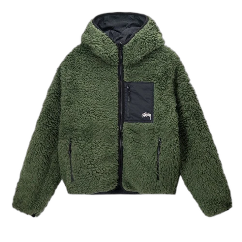 Stussy Sherpa Jacket 'Olive'