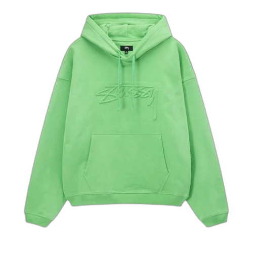 Stussy Relaxed Oversized Hoodie Green