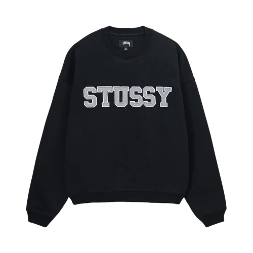 Stussy Relaxed Oversized Crew 'Black'