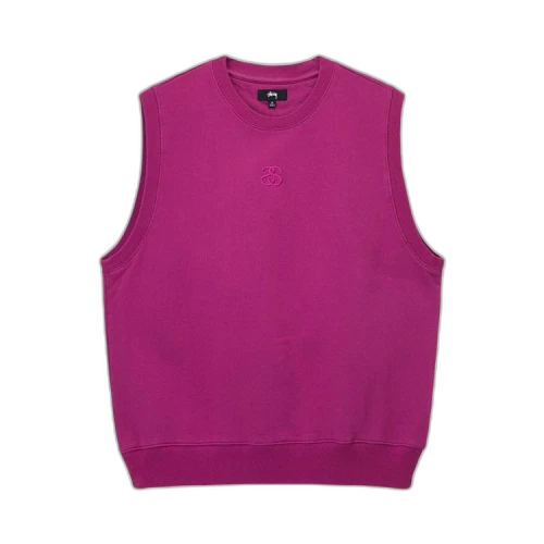 Stussy Ss-Link Fleece Vest 'Magenta'