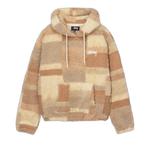 Stussy Bronson Sherpa Hoodie Khaki