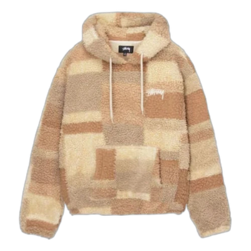 Stussy Bronson Sherpa Hoodie 'Tan'