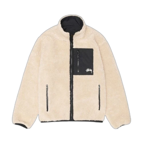 Stussy Sherpa Reversible Jacket Beige