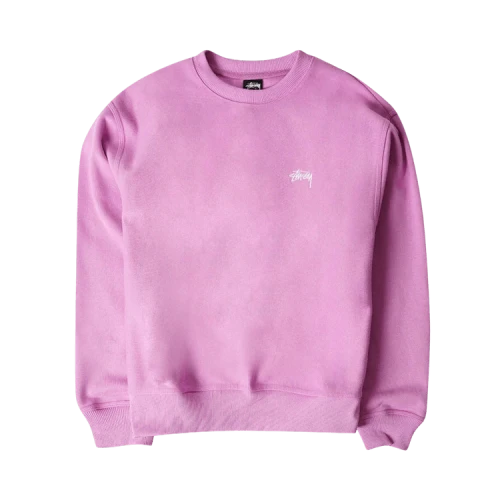 Stussy Stock Logo Crew 'Purple'