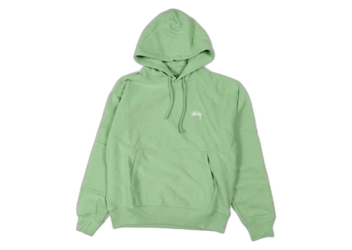 Stussy Stock Logo Hoodie Zephyr Green