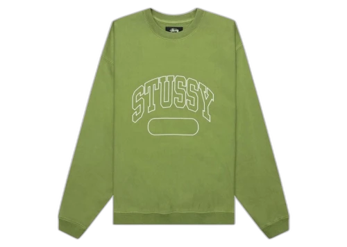 Stussy Varsity Oversized Crew Green