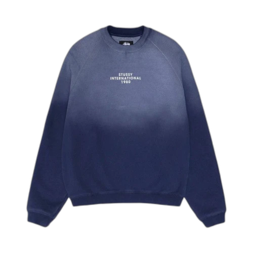 Stussy Raglan Sleeve Crew Navy