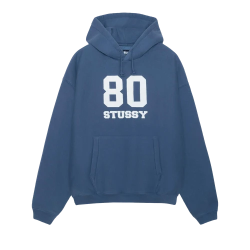 Stussy 80 Relaxed Hoodie Blue
