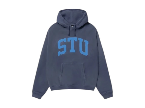 Stussy Stu Relaxed Hoodie Blue